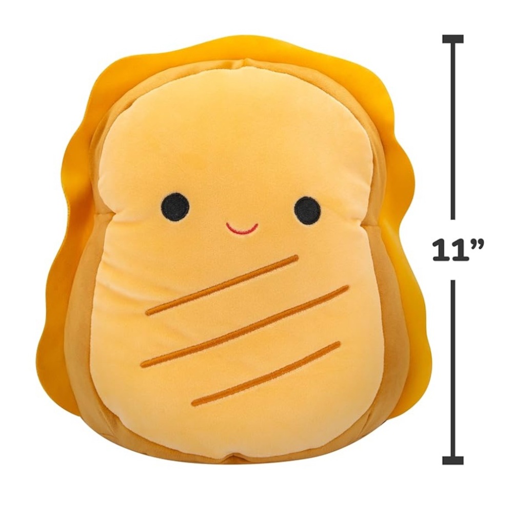 Squishmallows Lil Gouda Grilled Cheese Sandwich 11”